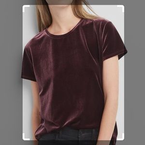 Velvet Short Sleeve Tee by GAP